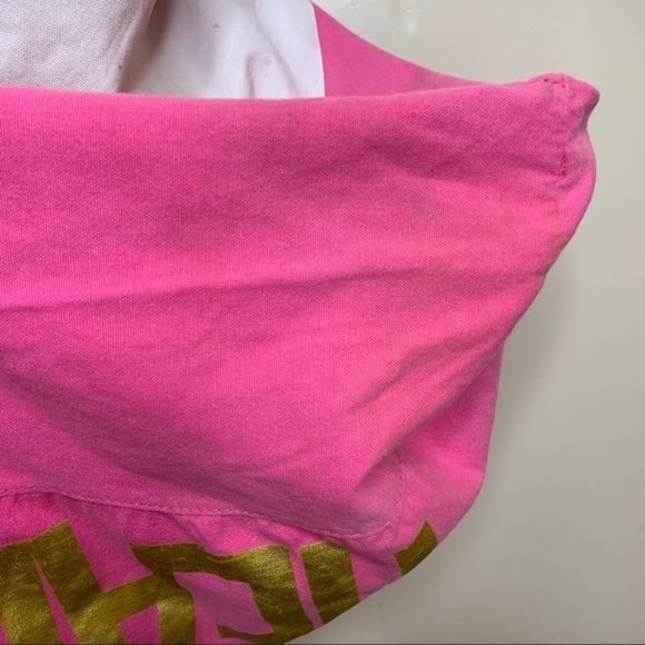 Victoria's Secret PINK Tote Bag Have A Heart Large Pink White Gold Beach Gym - Picture 9 of 10